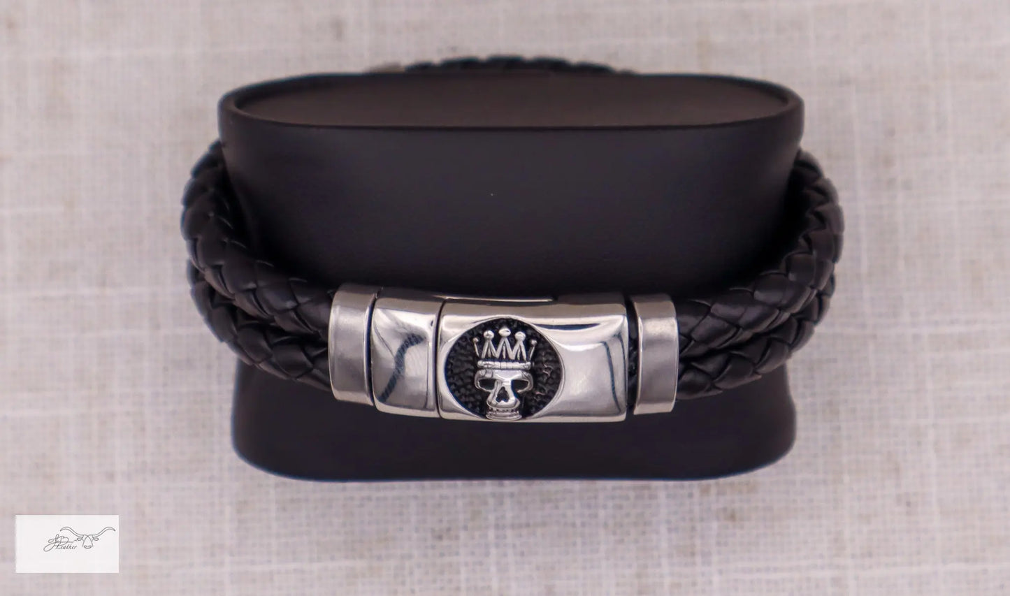 Skull King Bracelet Jon B Leather
