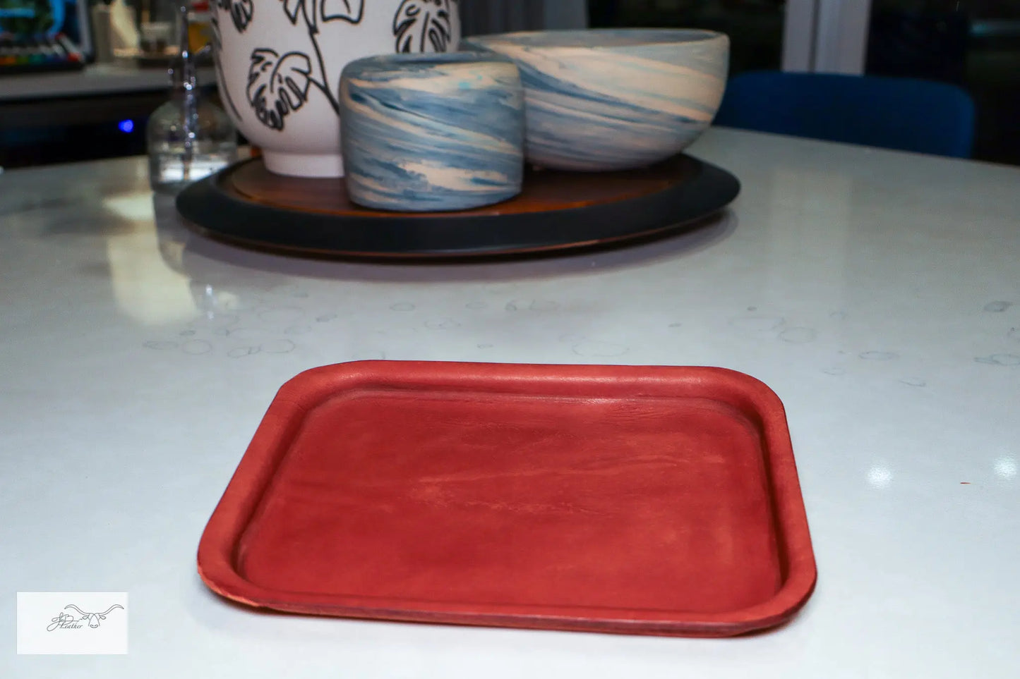 Rectangle Tray Jon B Leather