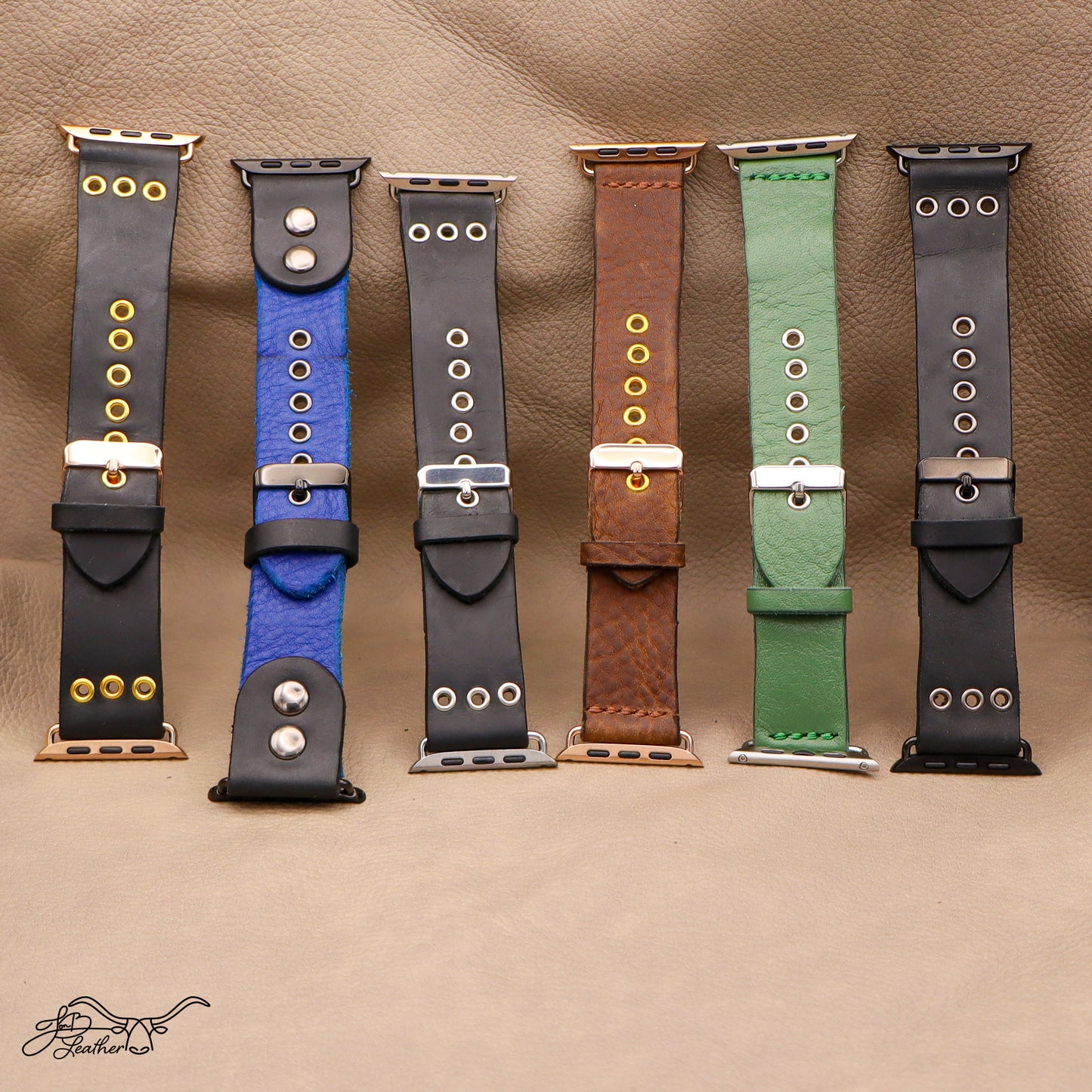 Watch Band in full grain leather - for Apple Watch