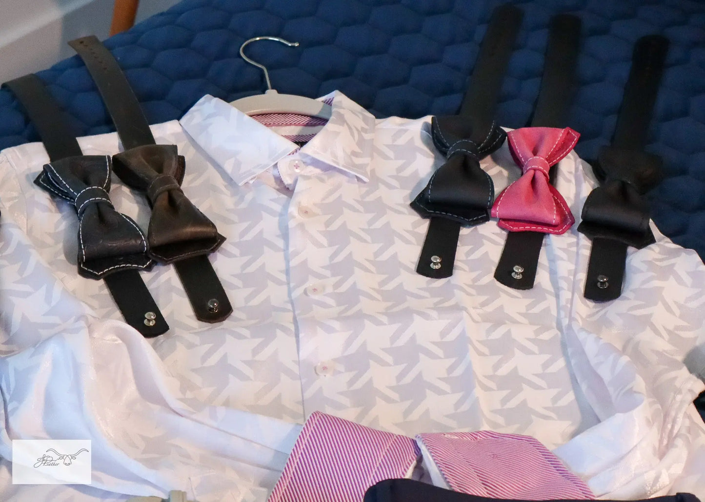 Stylish Leather Bow Tie Jon B Leather