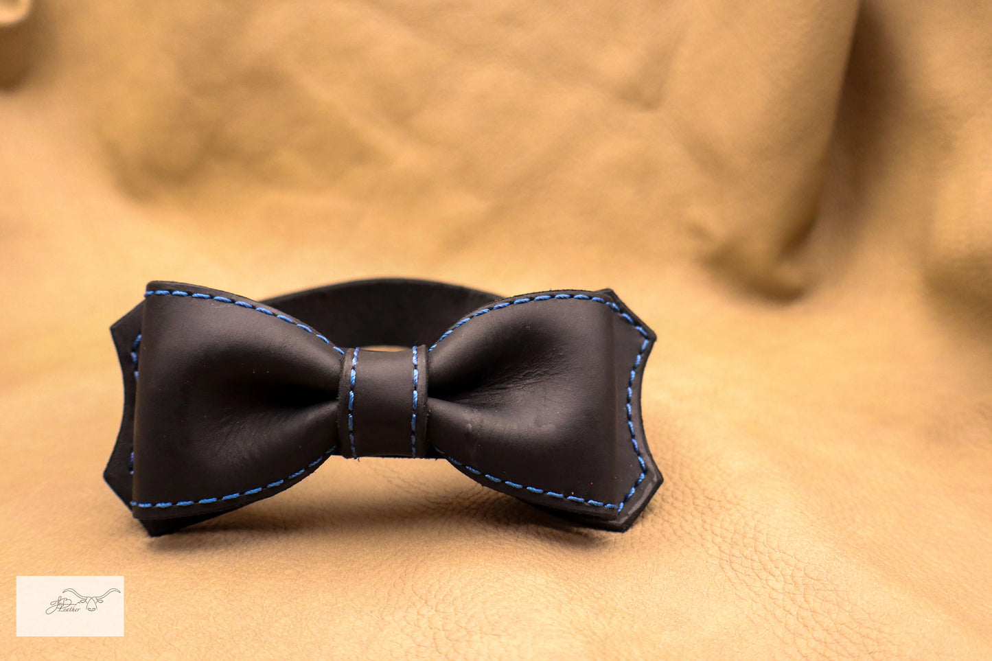Stylish Leather Bow Tie Jon B Leather