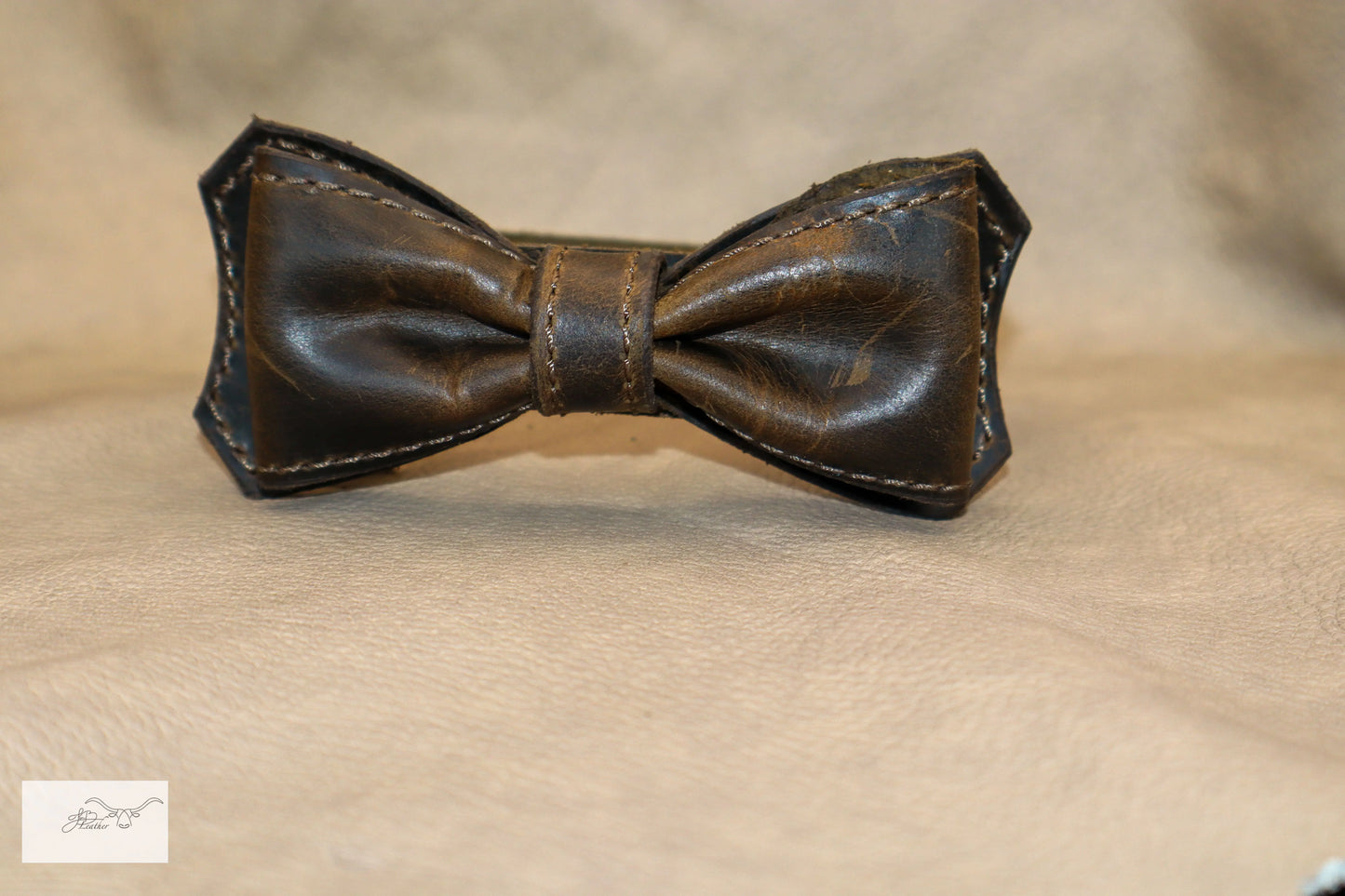 Stylish Leather Bow Tie Jon B Leather