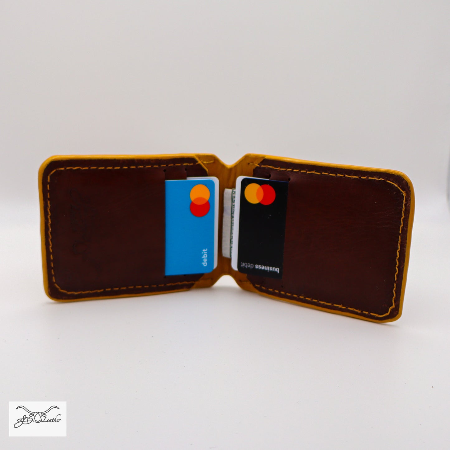 Color Flip Bi-Fold Wallet - Jon B Leather
