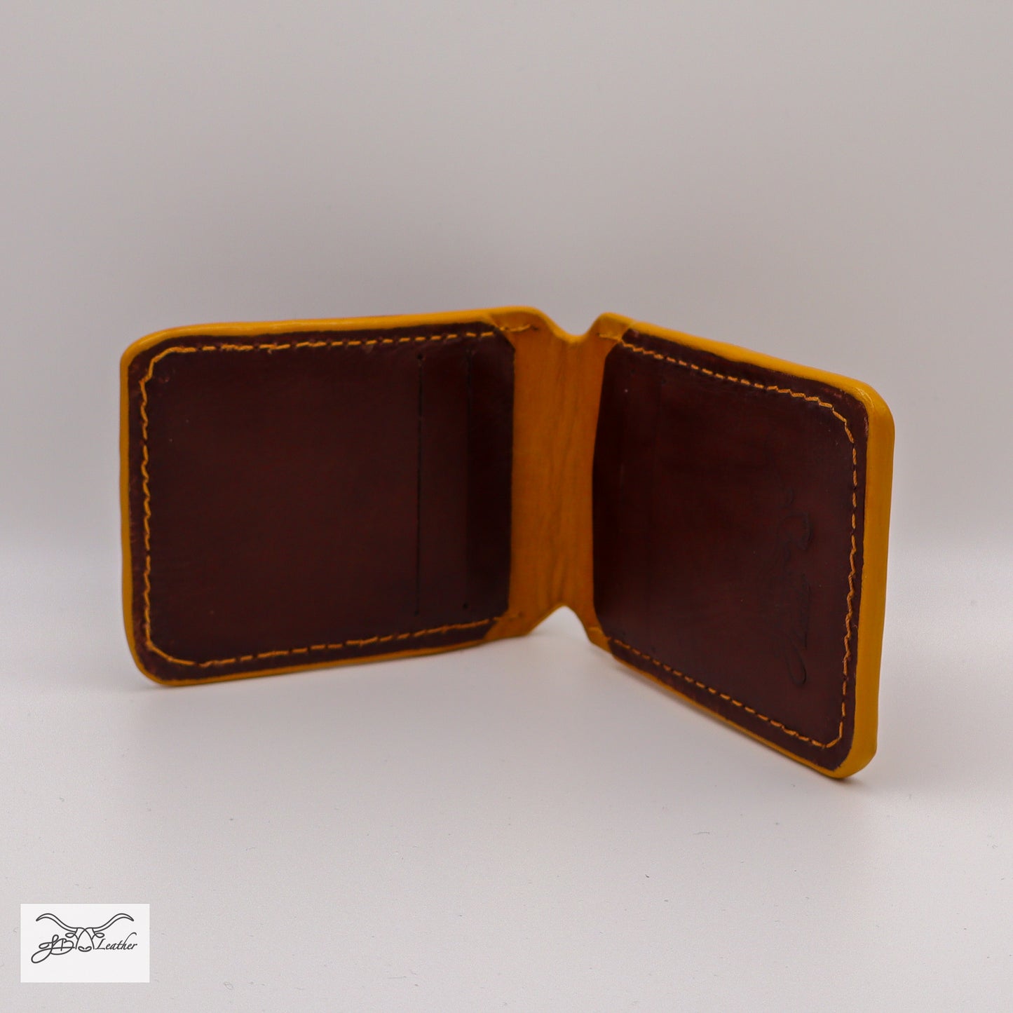 Color Flip Bi-Fold Wallet - Jon B Leather