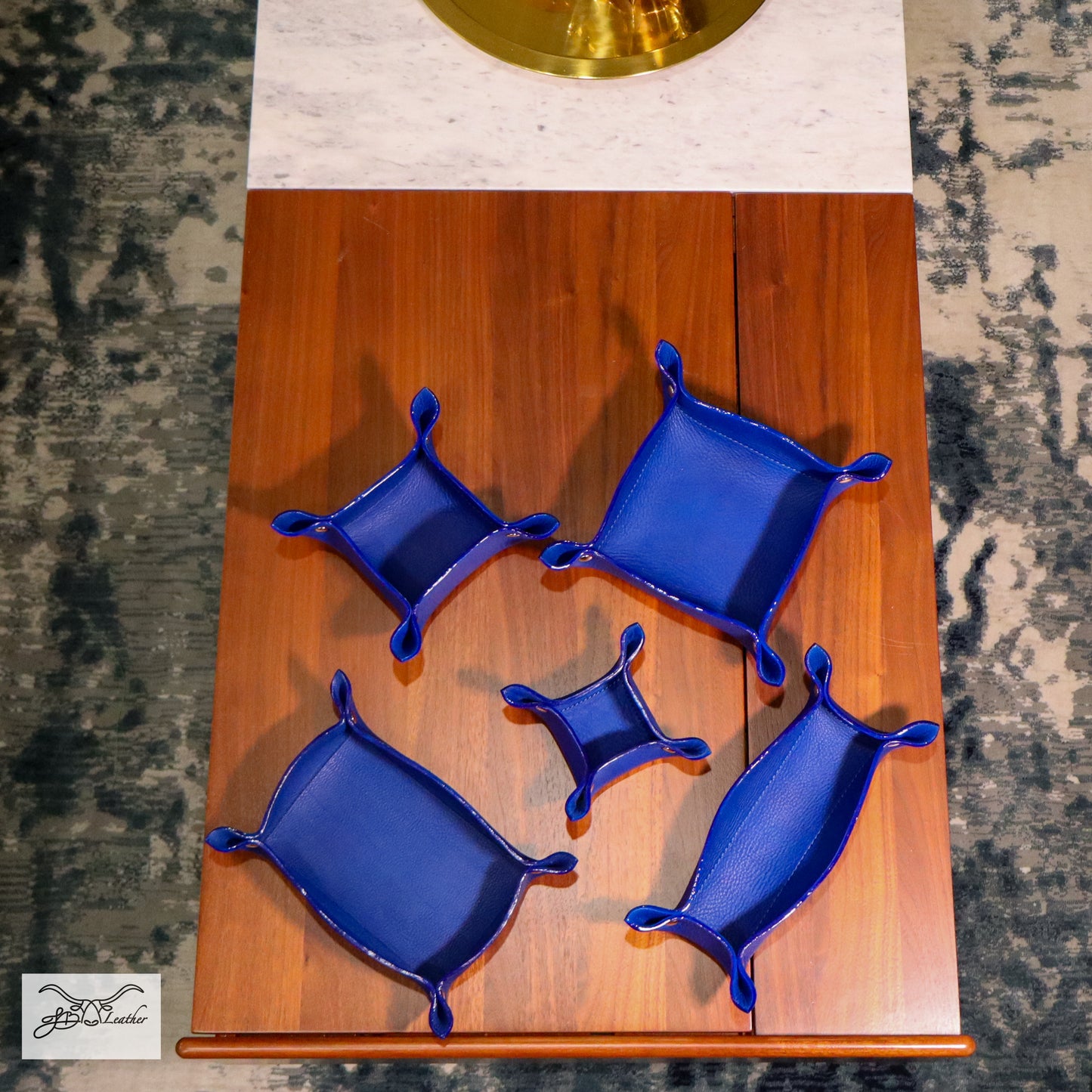 Vibrant Valet Tray from Jon B Leather Jon B Leather