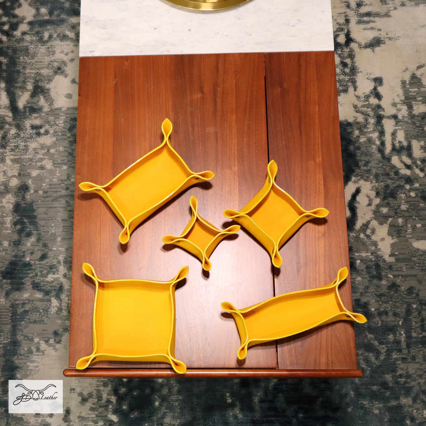 Vibrant Valet Tray from Jon B Leather Jon B Leather