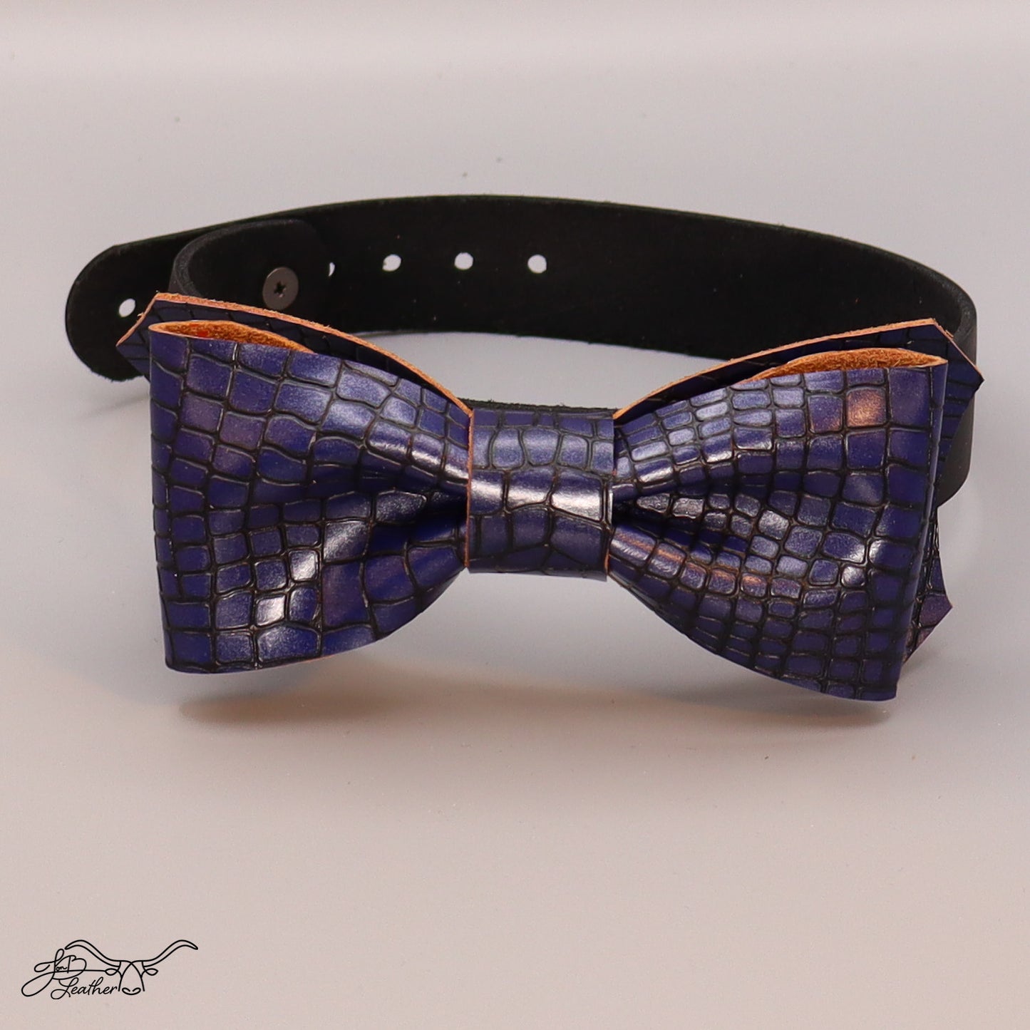 Leather Bow Tie