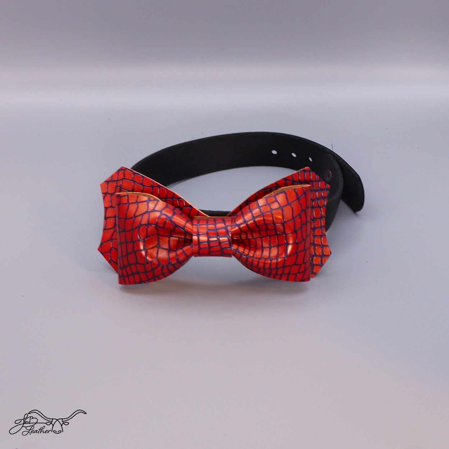 Leather Bow Tie
