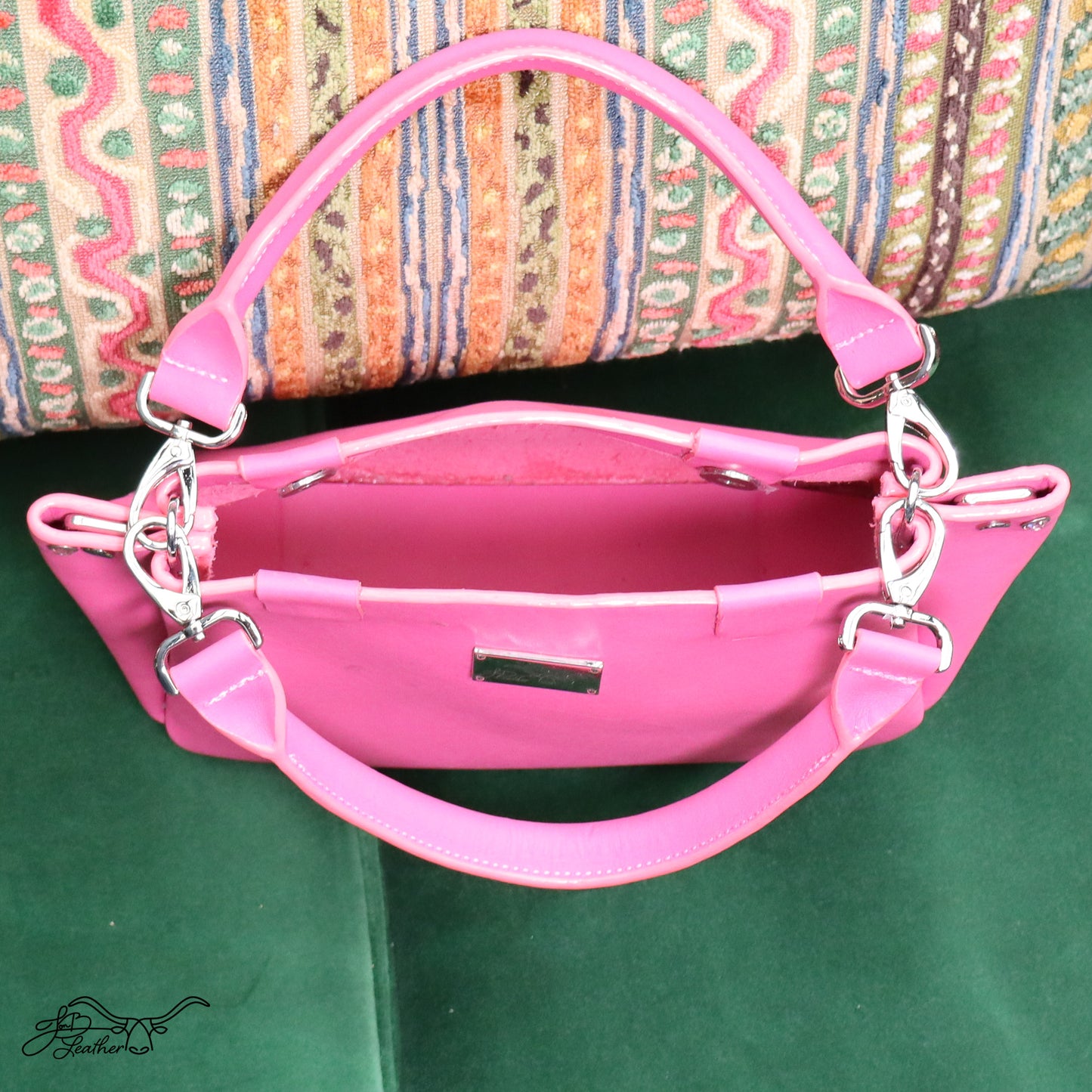 Tufted Handbag with convertible strap