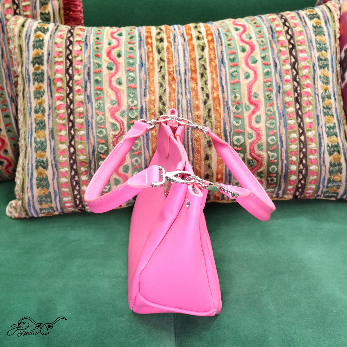 Tufted Handbag with convertible strap