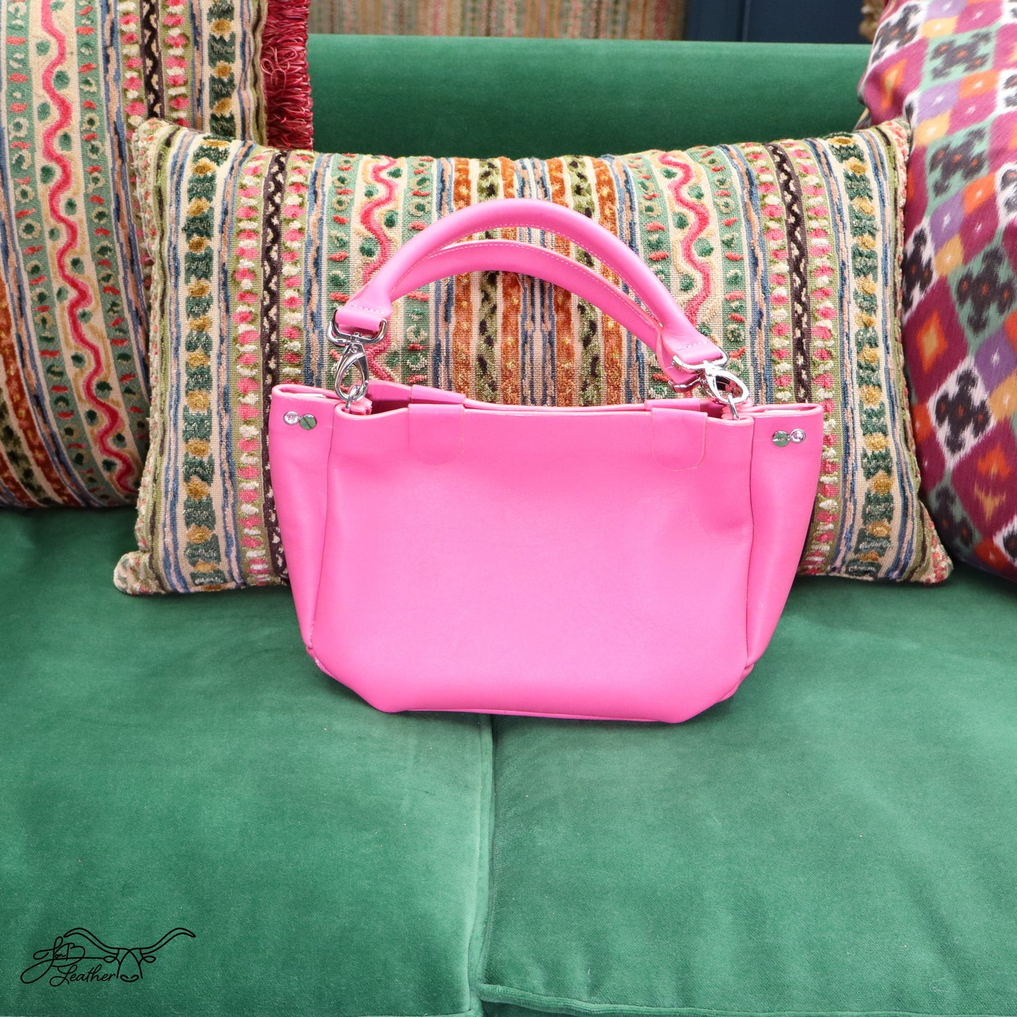 Tufted Handbag with convertible strap