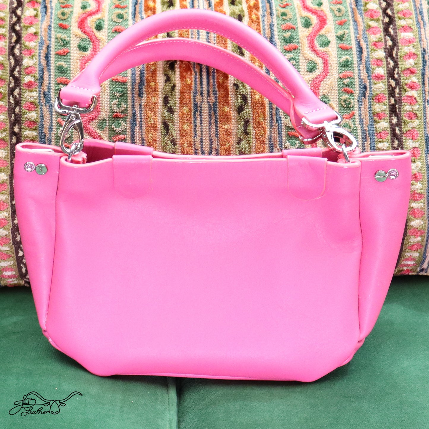 Tufted Handbag with convertible strap