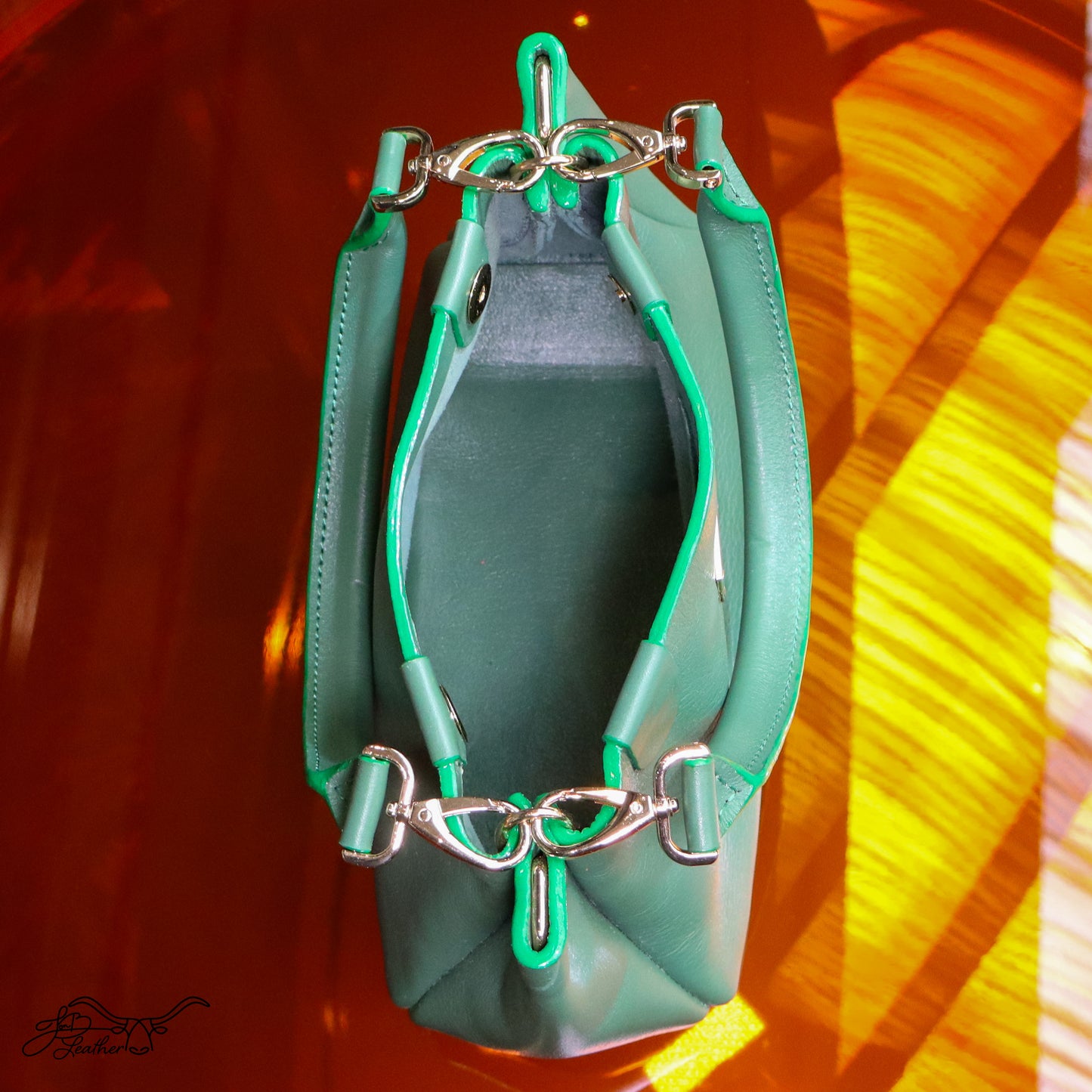 Tufted Handbag with convertible strap