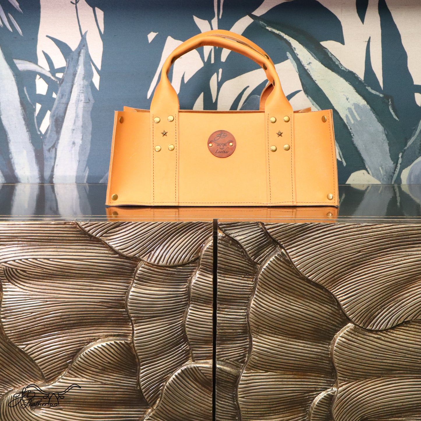 Squatty Tote Organization Basket - Jon B Leather