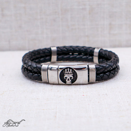 Skull King Bracelet Magnetic