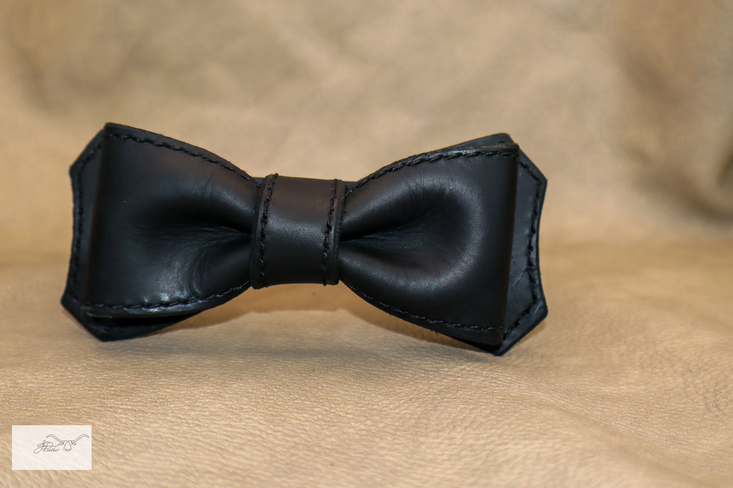 Stylish Leather Bow Tie Jon B Leather