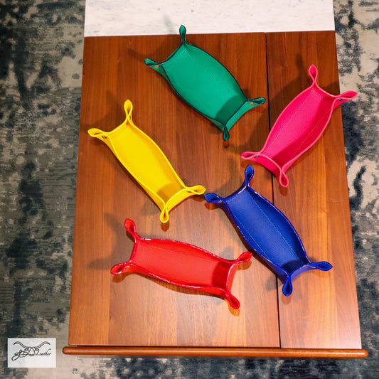 Vibrant Valet Tray from Jon B Leather Jon B Leather