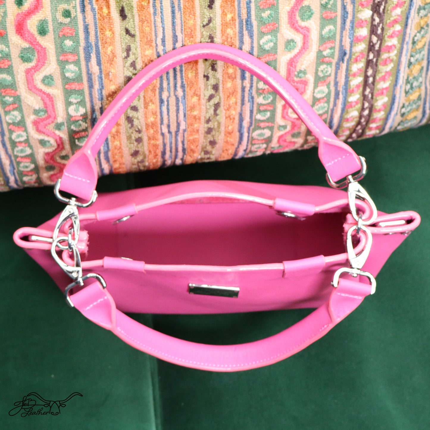 Tufted Handbag with convertible strap